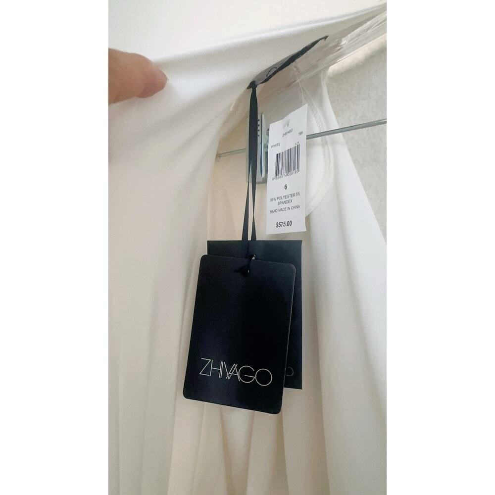 ZHIVAGO Lover Man Cocktail Dress white US6 - Picture 9 of 10